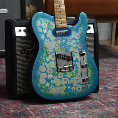 MINT 1993 Fender Japan A-Serial TL69-75 ’69 Telecaster Reissue Blue Flower w/HC, MIJ, FujiGen image 7