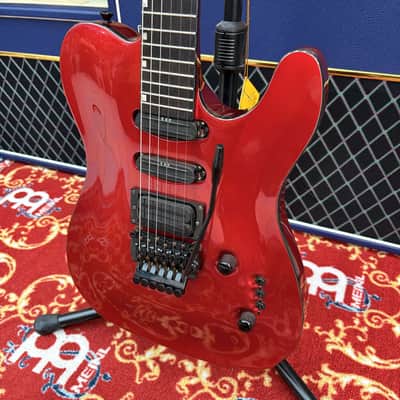 ESP The Eclipse Custom Telecaster Floyd Rose Candy Apple Red '90s MADE IN JAPAN image 3