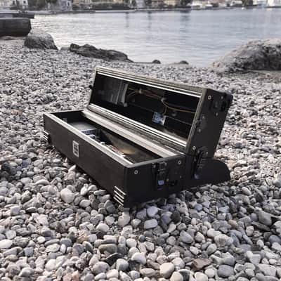 (2x3U) 6U Eurorack Case Powered, 84 or 104 hp, modular synthesizer, patched resealable image 5