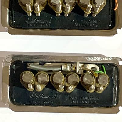 Rare original pair of 1950s DeArmond 2000 Rowe Industries Dynasonic Pickups, in perfect working order image 3