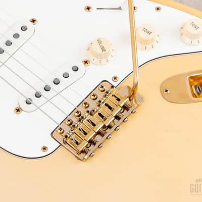 1987 Fender Custom Shop American Vintage '62 Stratocaster Blonde Mary Kaye w/ Gold Hardware, Case image 8