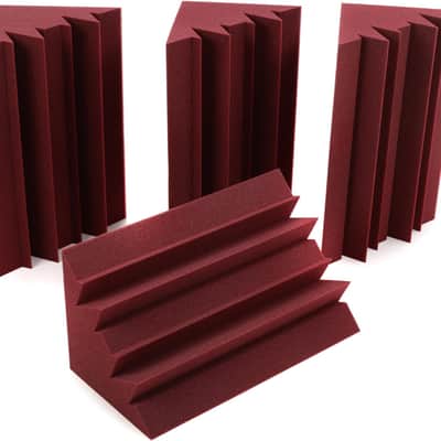Auralex LENRD 1x1x2 foot Studiofoam Bass Trap - Burgundy (4-pack) image 1