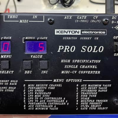 Kenton Pro Solo Midi to CV Converter image 12