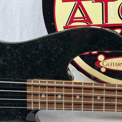 Fender HM Bass IV heavy metal 4-string Bass with Case - MIJ Made In Japan 1989 - 1990 - Green / Gold image 4