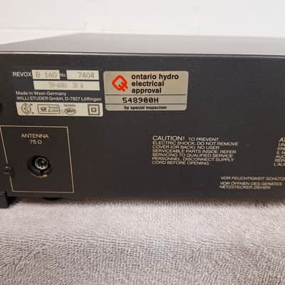 Revox B160 FM Stereo Tuner Good Working Condition image 9