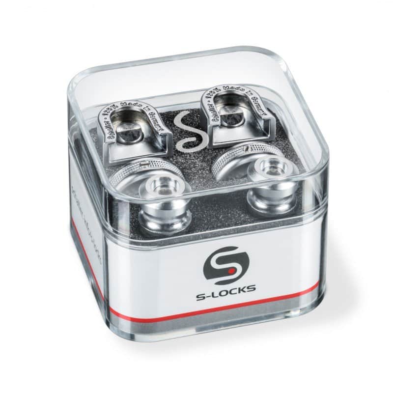 Schaller S-Locks Chrome Strap Lock System *Free Shipping in the USA* image 1