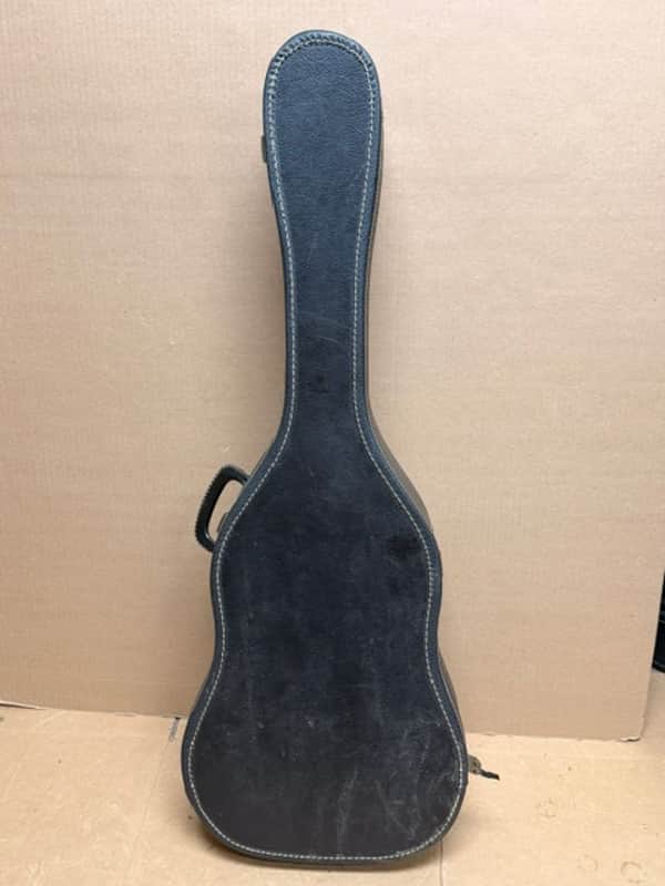 Vintage-Style Unbranded Chipboard Hardshell Parlor Guitar Case image 1