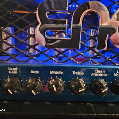 Engl E658 Steve Morse Signature 20 2-Channel 20-Watt Guitar Amp Head 2024 - Present - Blue / Black image 5