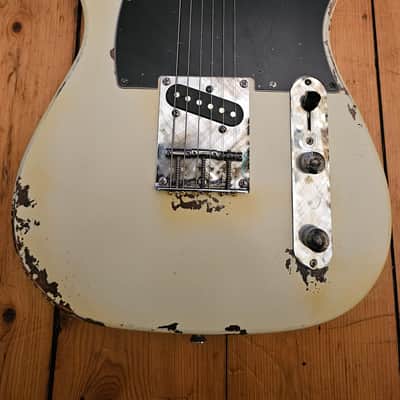 Custom Relic telecaster in vintage Olympic white smooth neck Handwired pickups 2025 image 1