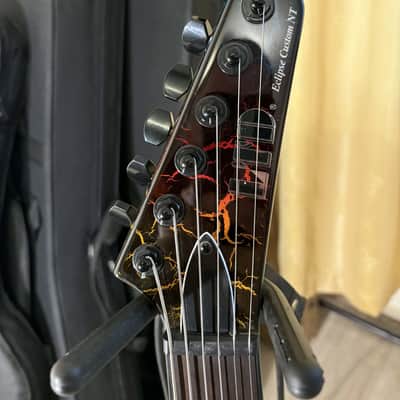 ESP LTD Eclipse Custom 87 NT - Rainbow Crackle image 3