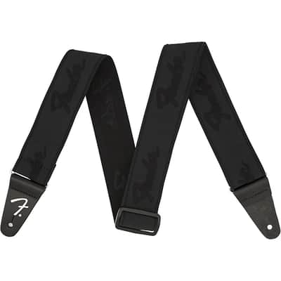 Fender WeighLess Running Logo 2" Guitar Strap