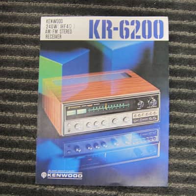 Vintage Kenwood KR-6200 Fm/Am Analogue Stereo Receiver, Back Lit Dial, Phono, Wood Cab, Original Box image 10