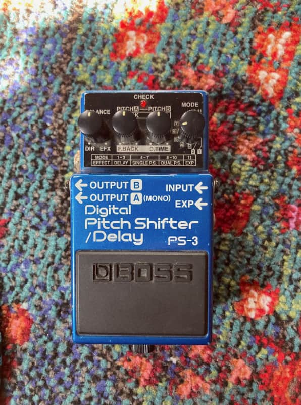 Boss PS-3 Digital Pitch Shifter/Delay (Pink or Dark Gray | Reverb