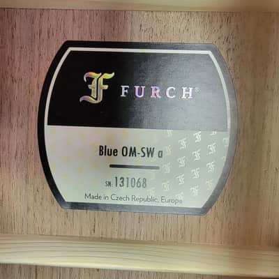 New Furch Blue OM-SWa 2025 Solid Spruce/Solid Walnut, CNR-Active, Dlx Bag, Free Shipping! image 13
