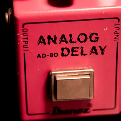 Ibanez AD-80 Analog Delay "R Logo" 1979-1980 - Pink image 4