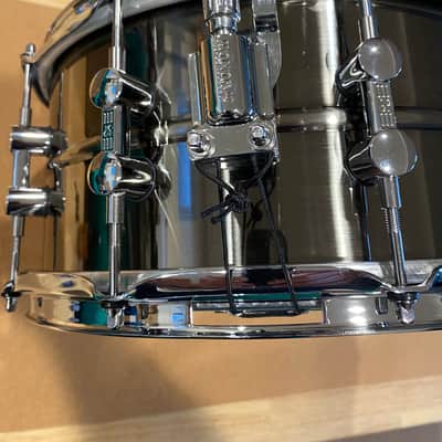 Sonor Kompressor 14x6.5" Brass Snare Drum - Black Nickel - New image 3