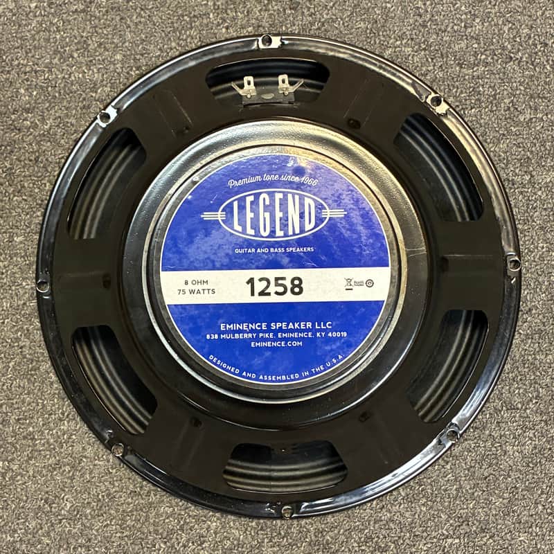 Eminence Legend 1258 75w 12" 8 Ohm Replacement Speaker