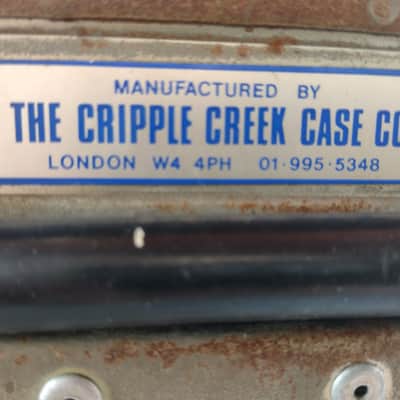 70s 80s CRIPPLE CREEK CASE VINTAGE ROAD CASE FLIGHT CASE image 3