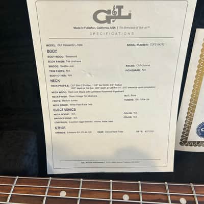 G&L CLF Research L-1000 2020s - Matcha Green image 10