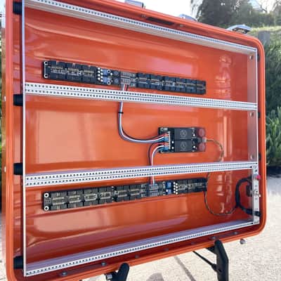 BPNYC ZERO Halliburton Eurorack Modular Travel Case 9U 96hp "ORANGE" image 5