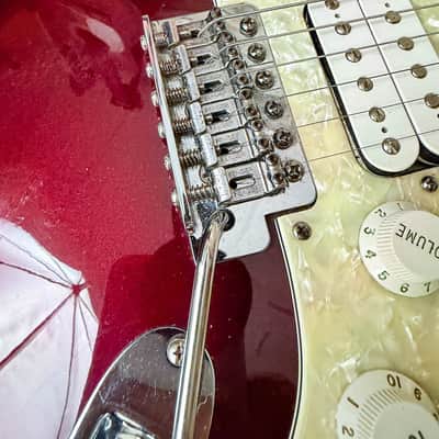 2008 Fender Standard Stratocaster MIM HSS - Midnight Wine image 18