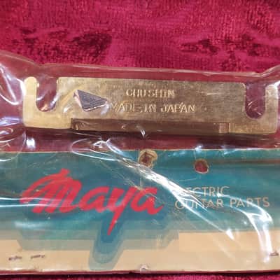 Immagine Ultra Rare Maya Japan "Quick-Change" Tailpiece T-1 - NOS – Floral Engraved – 70s/80s Vintage - 3