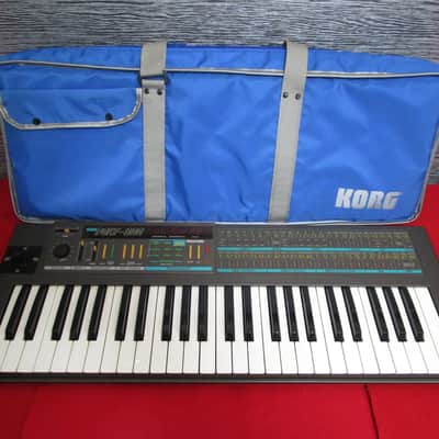 KORG Poly-800 Synthesizer keyboard New memory battery TESTED w/Bag #18