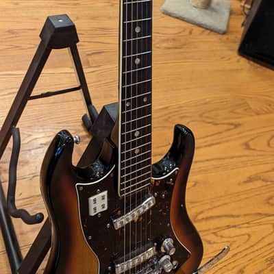 1960's Norma Electric Guitar - Sunburst - All Original - w case image 2