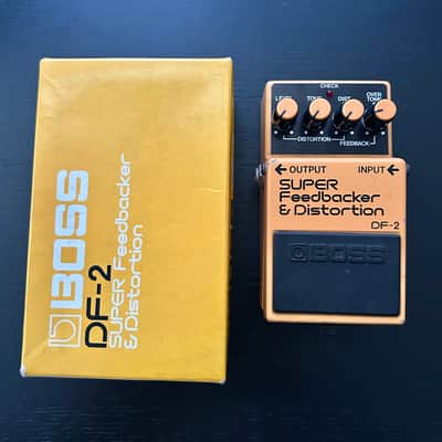 Boss DF-2 Super Feedbacker & Distortion 1985 with Original Box MIJ - Made in Japan Black Label image 2