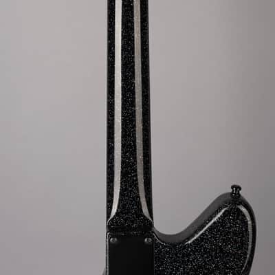 Warmoth Custom Jazzmaster - Black Holo Flake w/SKB HSC image 10