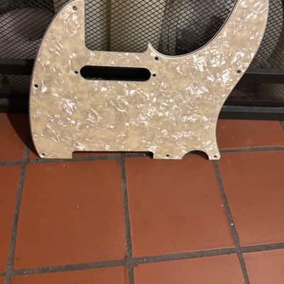Fender Telecaster Pickguard Aged White Pearloid 4-Ply 8-Hole image 3