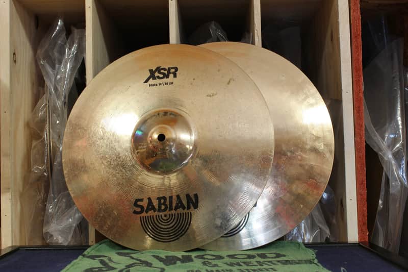 Sabian 14" XSR Hi-Hats 981/1354g image 1