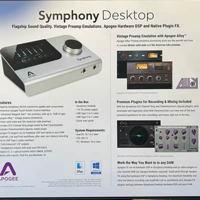 Apogee Symphony Desktop USB Audio Interface 2022 - MINT!- Amazing sound! image 10