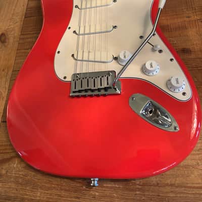 Fender Strat Plus Lace Sensors TBX Wilkinson Sperzels 1988 - Fiesta Red image 1