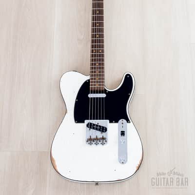Fender Custom Shop 1963 Telecaster Custom Relic Olympic White w/ Twisted Tele, Seymour Duncan Little '59 image 2