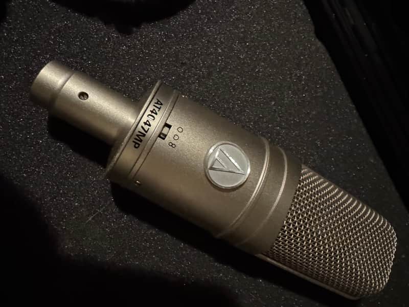 Audio-Technica AT4047MP 40 Series Side-Address Multi-Pattern Condenser Microphone 2010s - Silver image 1
