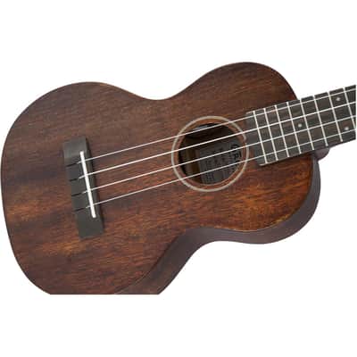 Gretsch G9110-L A.E. Concert Long-Neck Ukulele with Gig Bag, Vintage Mahogany Stain image 7