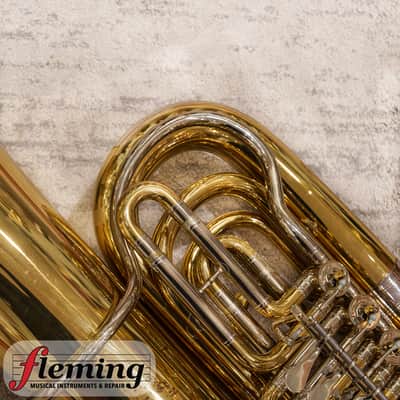 Miraphone 90A Kaiser-Tuba - 5/4 Size, Rotary Valves, Lacquer (Ex-USAF) image 7