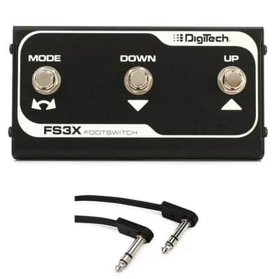 DigiTech FS3X 3-button Foot Switch with Flat Cable image 2
