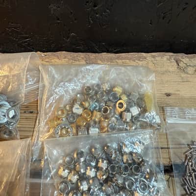 bulk lot of tuner Ferrules and bushings machine head screws for luthier repairs A image 4