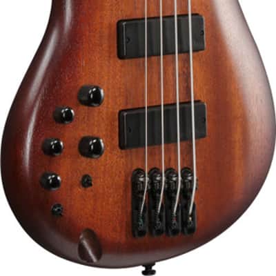 Ibanez SR Standard 4 String Electric Bass Left Handed - Mahogany Brown Burst Low Gloss (SR500ALMHL) image 2