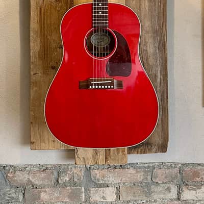 Gibson J45 Standard Cherry Red Custom Color image 1