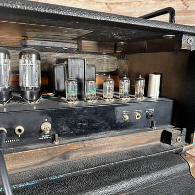 Univox U1226 Tube Head and U1205 2x12 Speaker Cabinet Early 1970s image 6