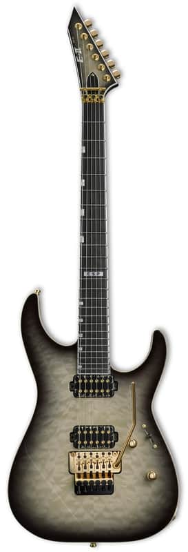 ESP E-II M-II Black Natural Burst w/Case (B Stock) image 1