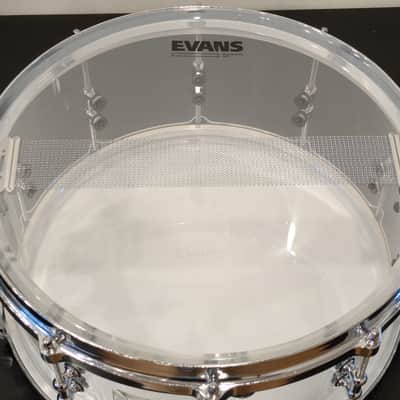 Cartinella Custom Percussion 14x7" Acrylic snare - Clear image 11