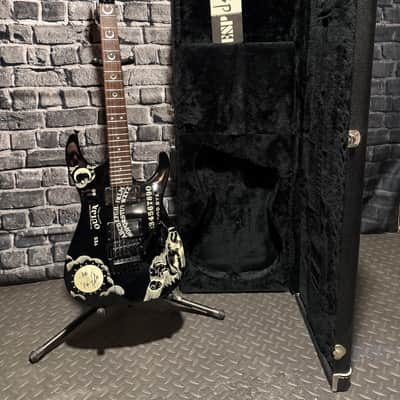 1996 ESP Pre-Lawsuit KH-2 Ouija Signature - Black (Collector piece) Rare Japan - Kirk Hammett of Metallica image 2