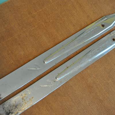 Fender 16" Tilt Back Legs Vintage Original Pat. Pend embossed on legs 1960's image 2