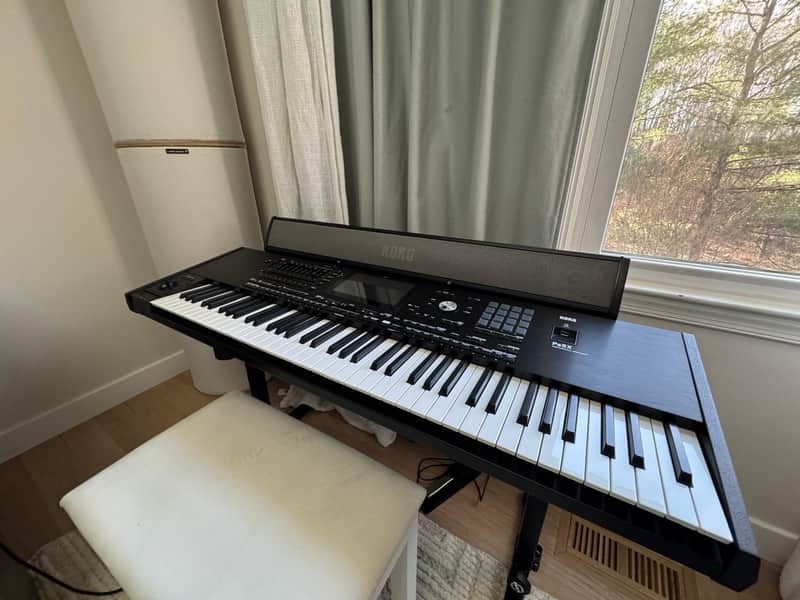 Korg Pa5X76 76-Key Professional Arranger Keyboard 2022 - Present - Black image 1
