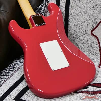 2026 Fender Custom Shop Wild West Lightning Stratocaster Floyd Rose HH Maple Neck Matching Color Large Headstock 22 Frets NOS Fiesta Red 8.10 lbs image 11
