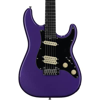Schecter MV-6 Electric Guitar, with Ebony Fingerboard, Metallic Purple image 4